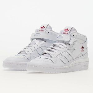 Adidas Pink and White High Tops
